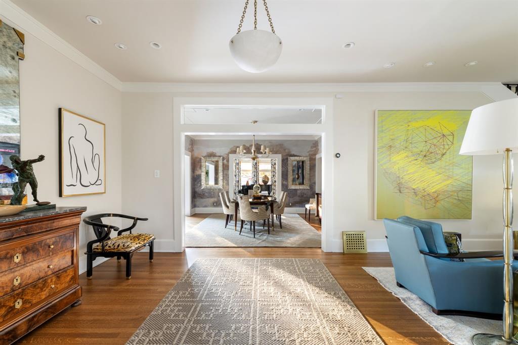 1203 North Windomere Avenue Dallas, TX 75208 - Photo 6 of 40 a living room with furniture and a table