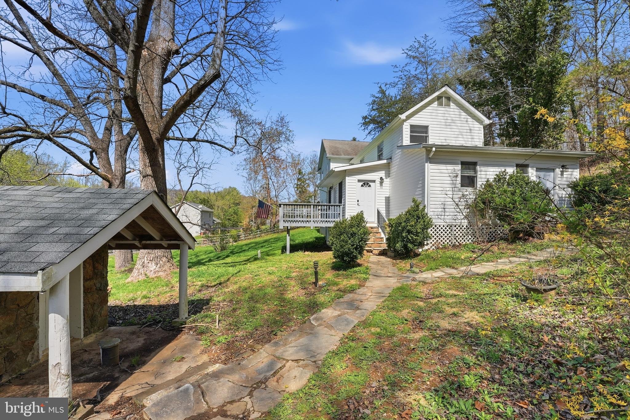 6537 Watery Mountain Road Warrenton, VA 20186 - Photo 39 of 44 a view of a house with backyard and trees