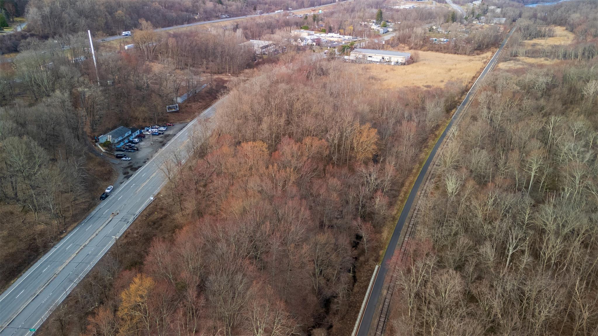 3918 Danbury Road Brewster, NY 10509 - Photo 14 of 26 Bird's eye view with a forest view