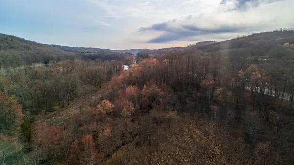 a view of a city and mountains