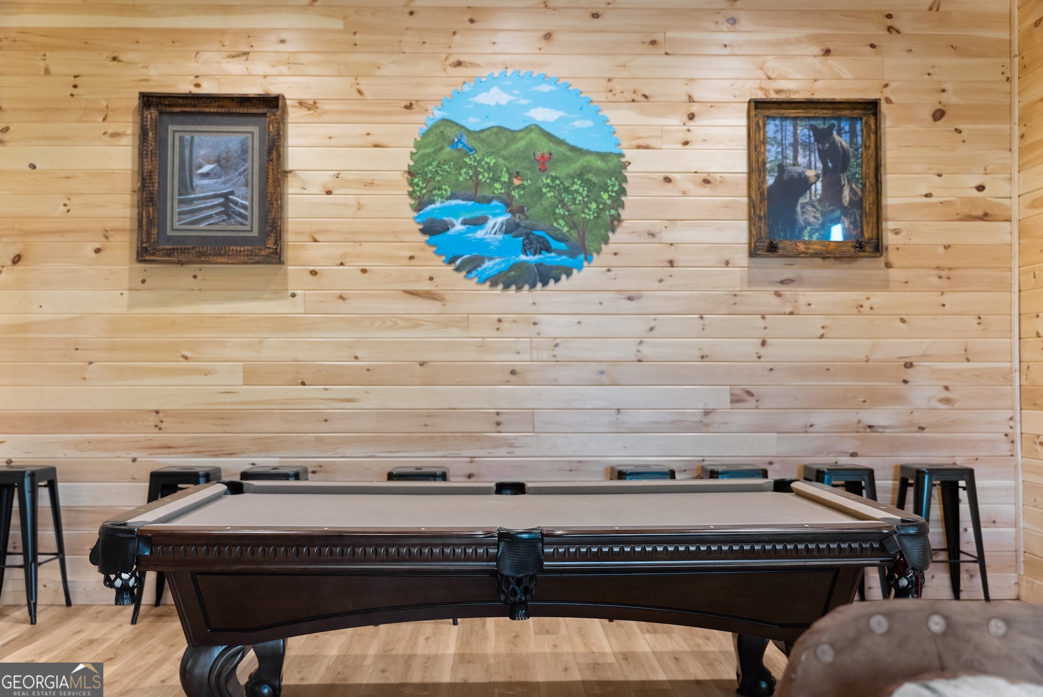 473 Monroe Ridge Road Sautee Nacoochee, GA 30571 - Photo 32 of 63 a black and white photo of a living room