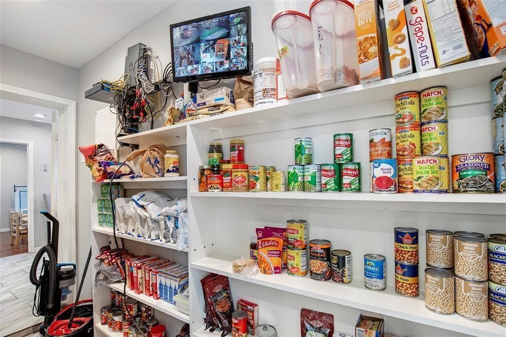 5302 Treaschwig Road Spring, TX 77373 - Photo 24 of 41 a store room with lots of clutter and cabinets