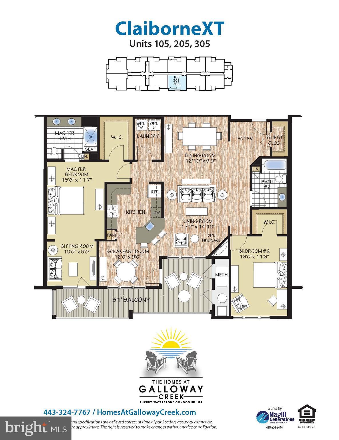 1414 Burke Road, Unit 205 Middle River, MD 21220 - Photo 7 of 7 Open floor plan maximizes outdoor and water views
