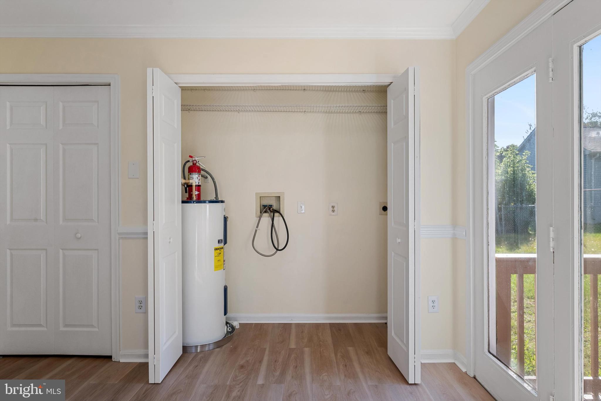 852 Morgan Place Front Royal, VA 22630 - Photo 18 of 36 a view of a hallway with wooden floor and closet