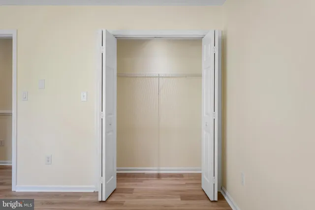 a view of wooden door