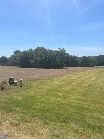 a view of a lake with mountains in the background