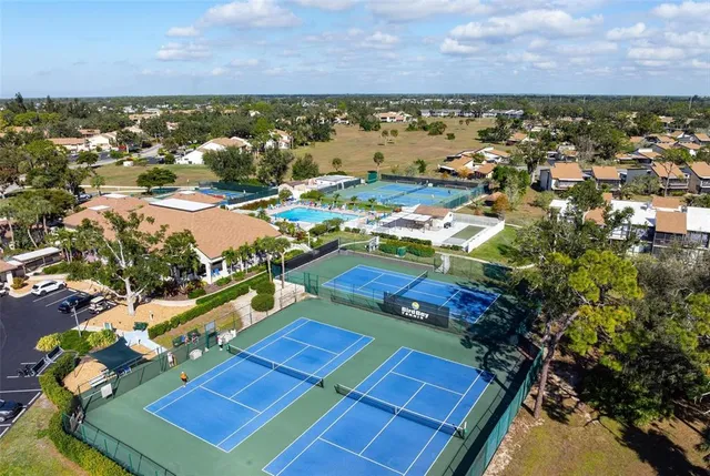 a view of a city with an ocean view