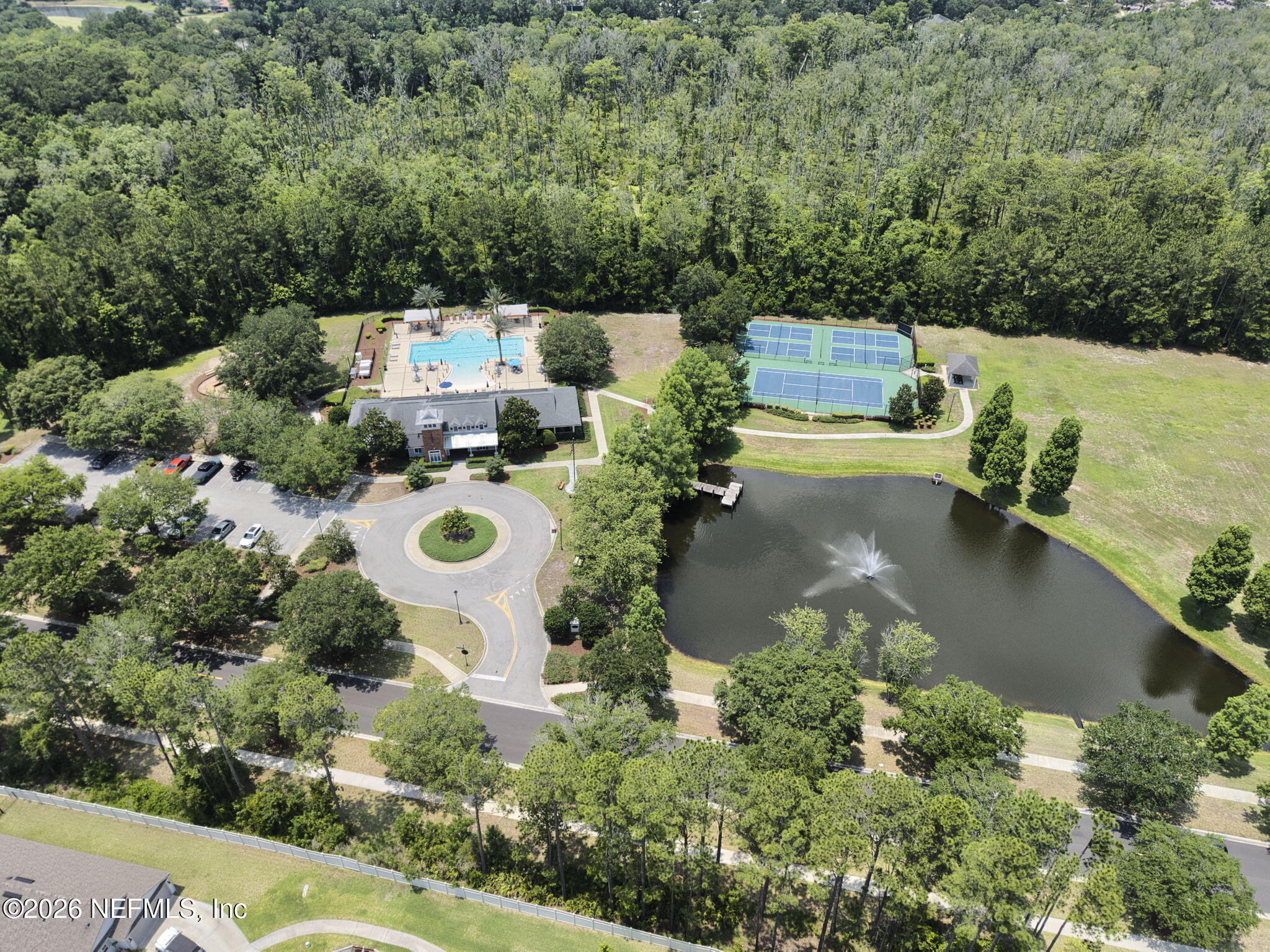 85667 Berryessa Way Fernandina Beach, FL 32034 - Photo 34 of 39 an aerial view of a house with yard swimming pool and outdoor seating