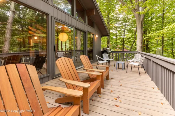 a view of outdoor space with seating