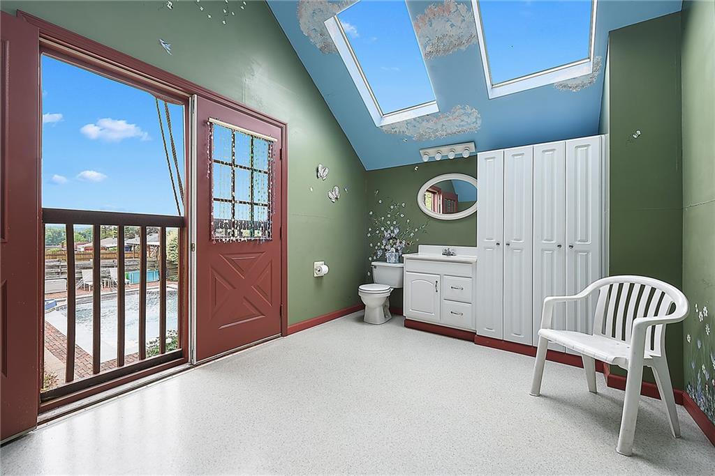 38 Manor Road Donora, PA 15033 - Photo 23 of 25 a hallway with a large window and a dresser