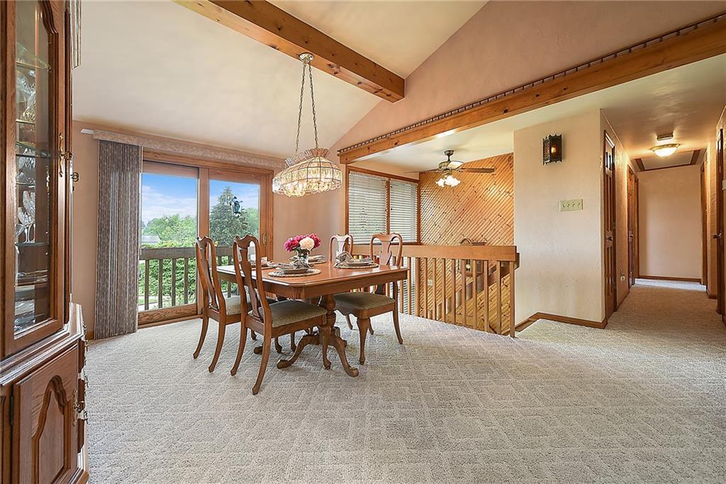 38 Manor Road Donora, PA 15033 - Photo 6 of 25 a view of a dining room with furniture window and outside view