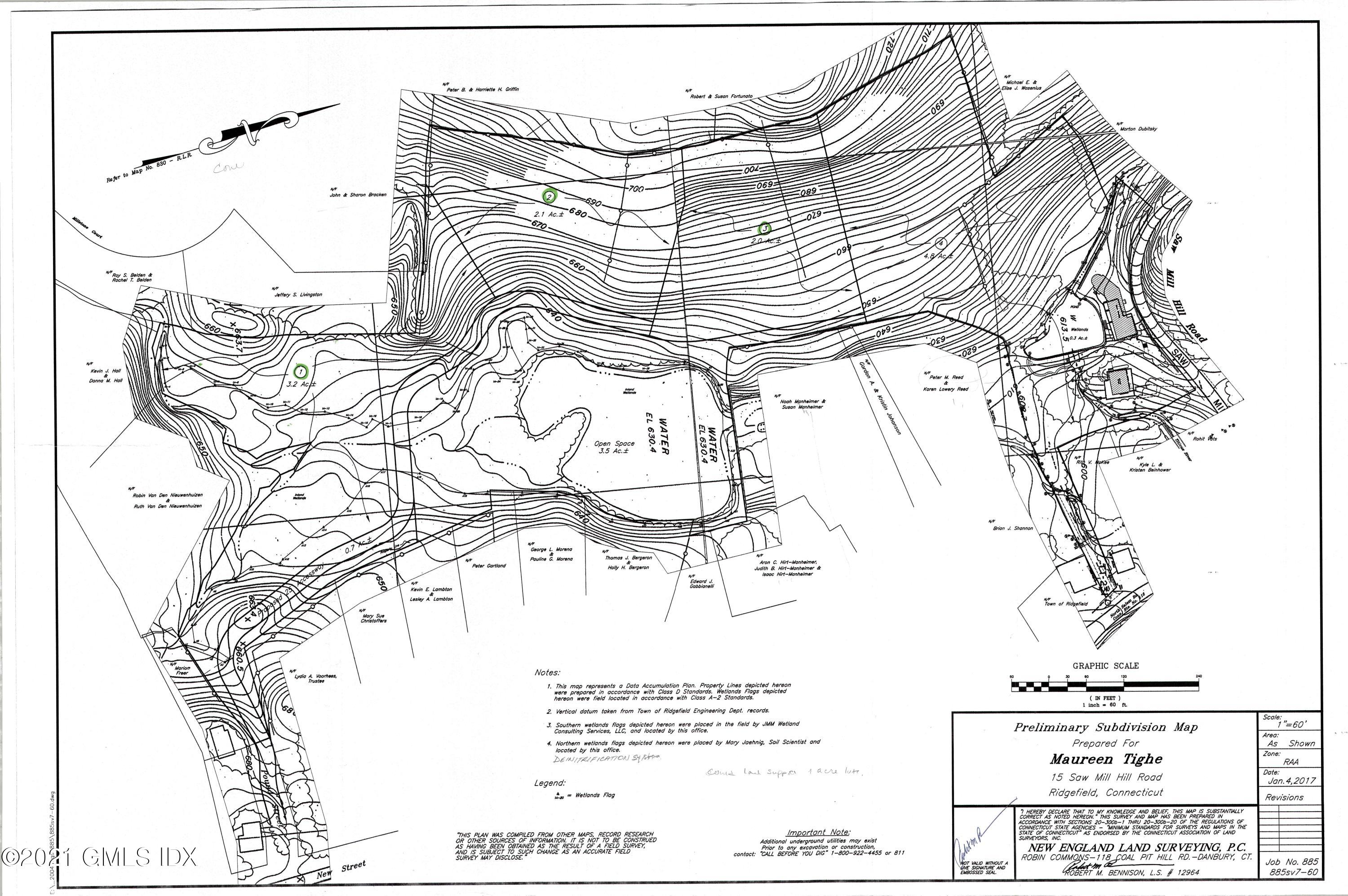 0 Pound Street Ridgefield, CT 06877 - Photo 2 of 7 11 Saw Mill Land Topo PDF2885-01