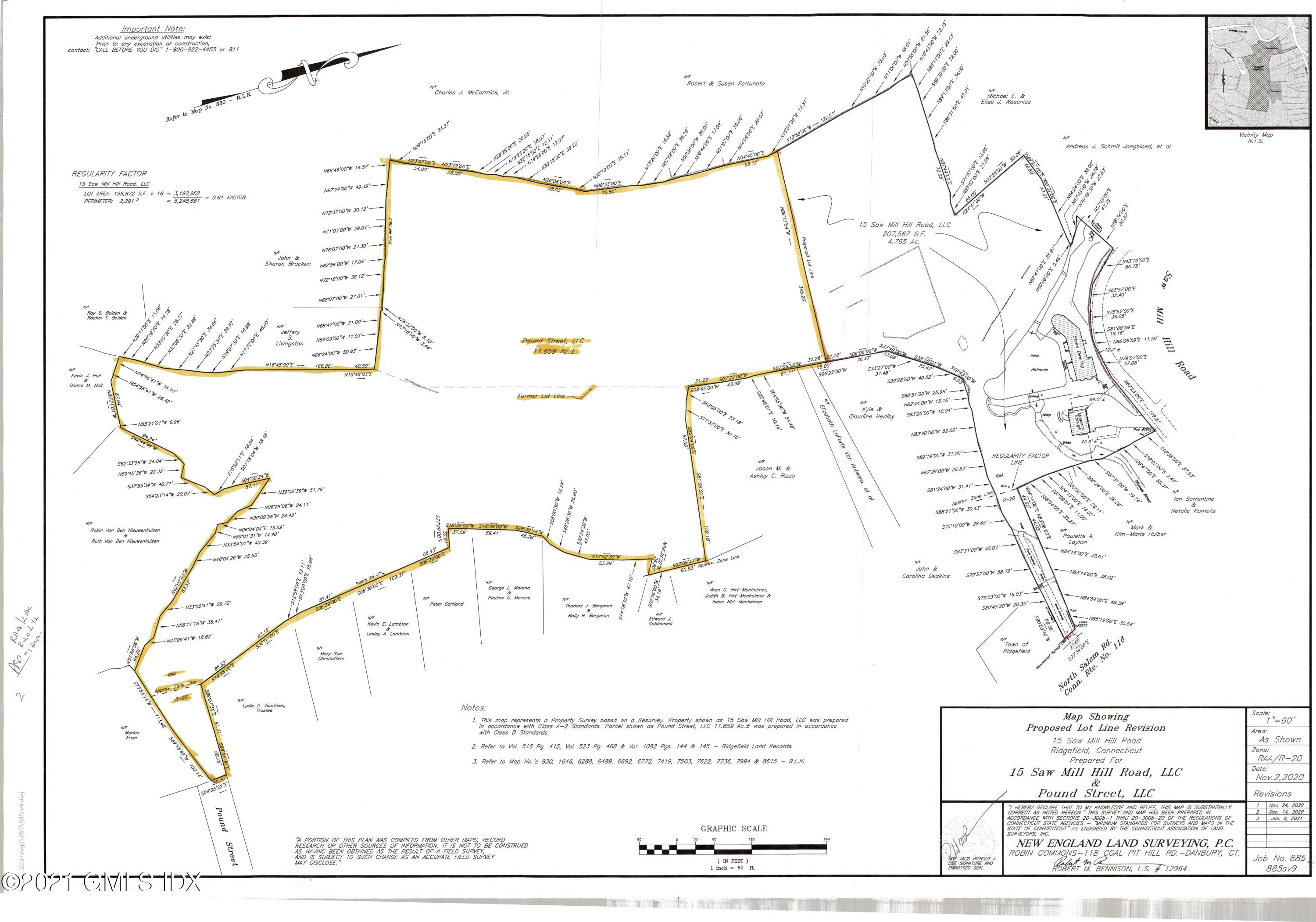 0 Pound Street Ridgefield, CT 06877 - Photo 3 of 7 11 Saw Mill LAND Yellow no lots
