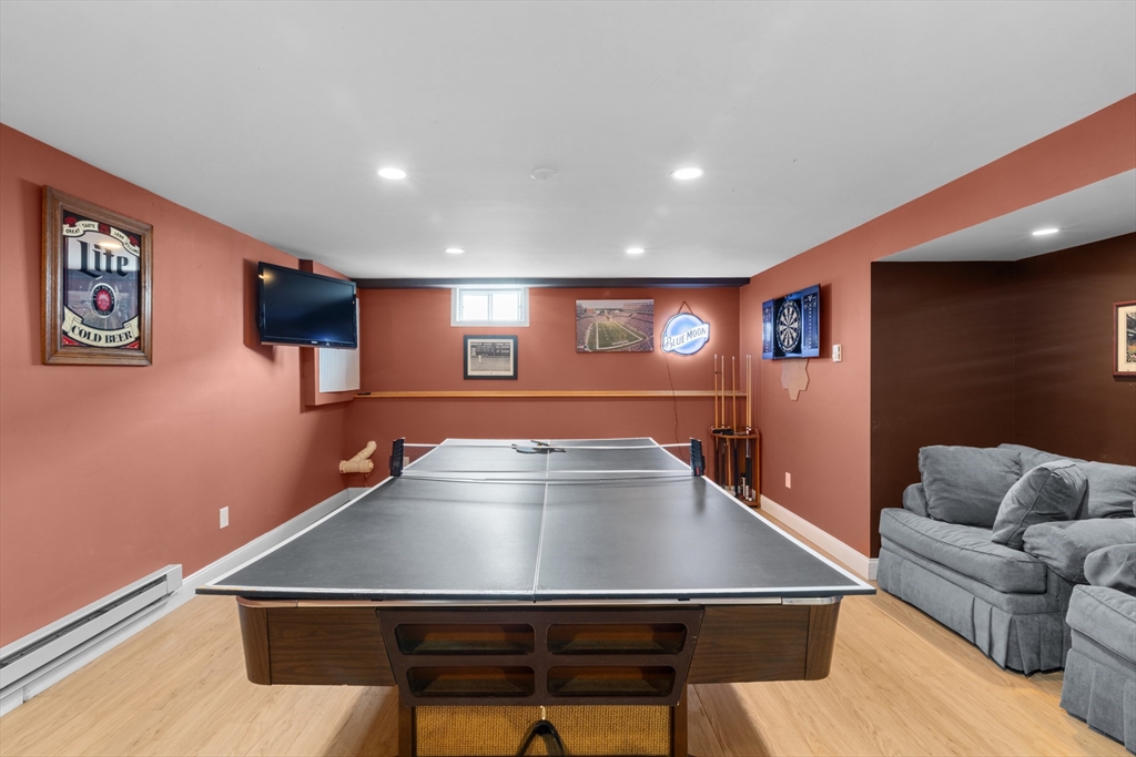 12 Pinckney Street, Unit A Taunton, MA 02780 - Photo 34 of 42 a room with furniture pool table and projector
