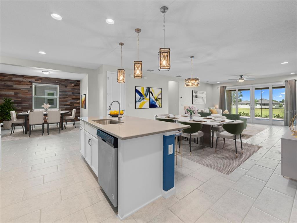 1010 Better Days Place Valrico, FL 33594 - Photo 17 of 55 a living room with furniture and kitchen view