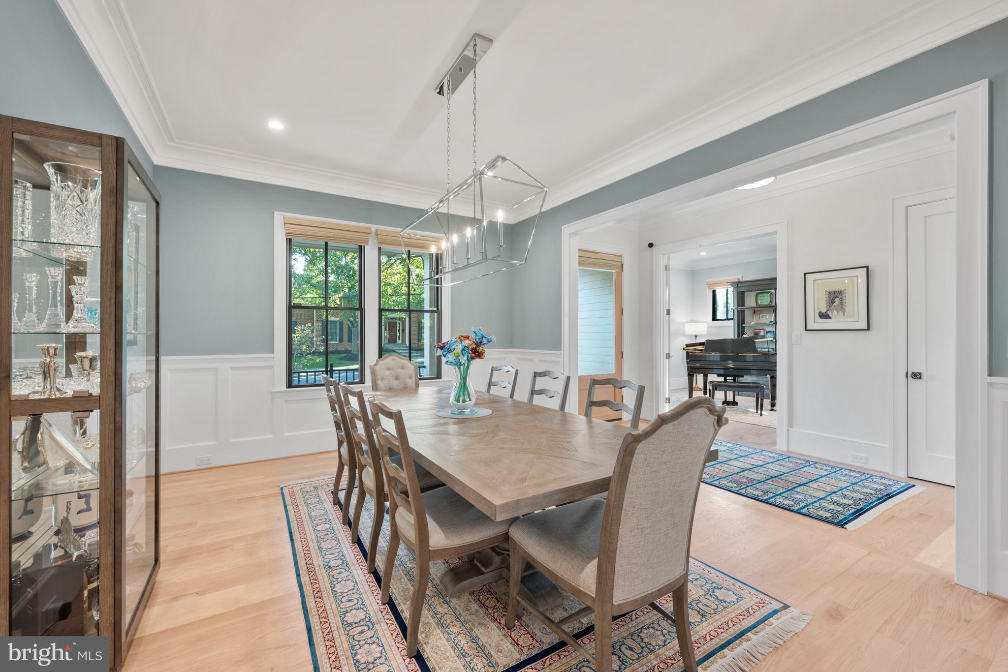 3612 North Rockingham Street Arlington, VA 22213 - Photo 17 of 64 Dining Room View of Foyer & Music Room