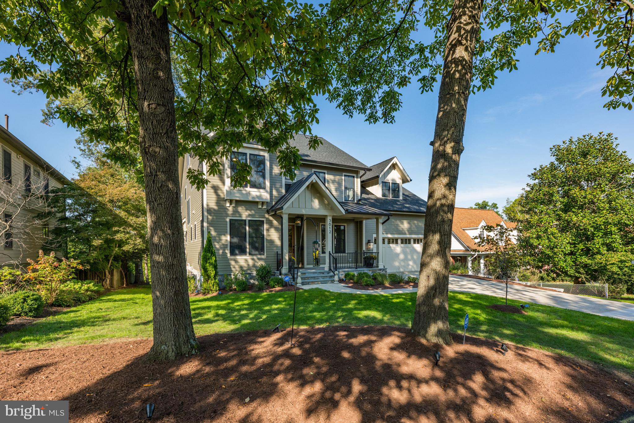 3612 North Rockingham Street Arlington, VA 22213 - Photo 2 of 64 Exterior Front View with Brick Paver Driveway