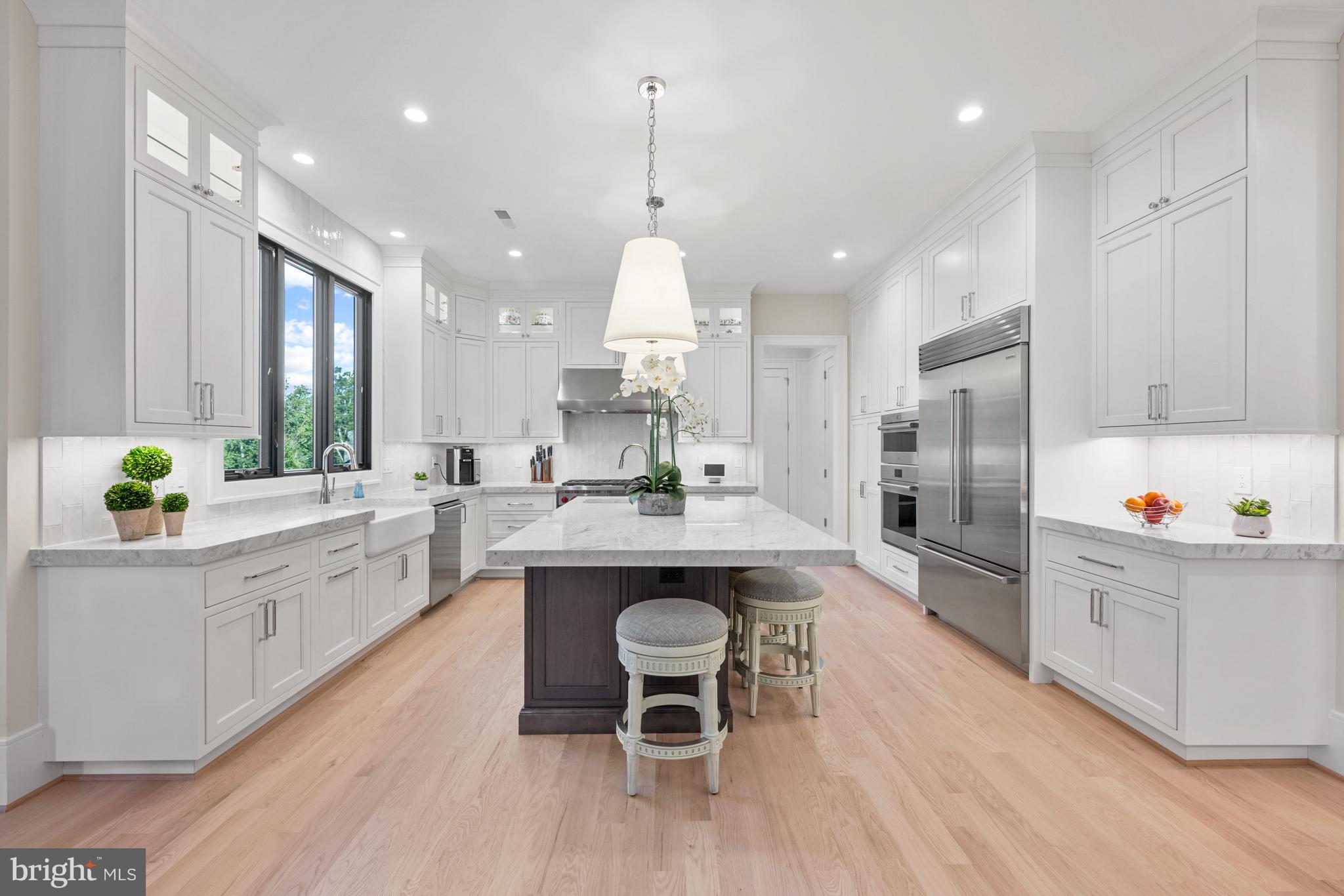 3612 North Rockingham Street Arlington, VA 22213 - Photo 22 of 64 Gourmet Kitchen View from Breakfast Area