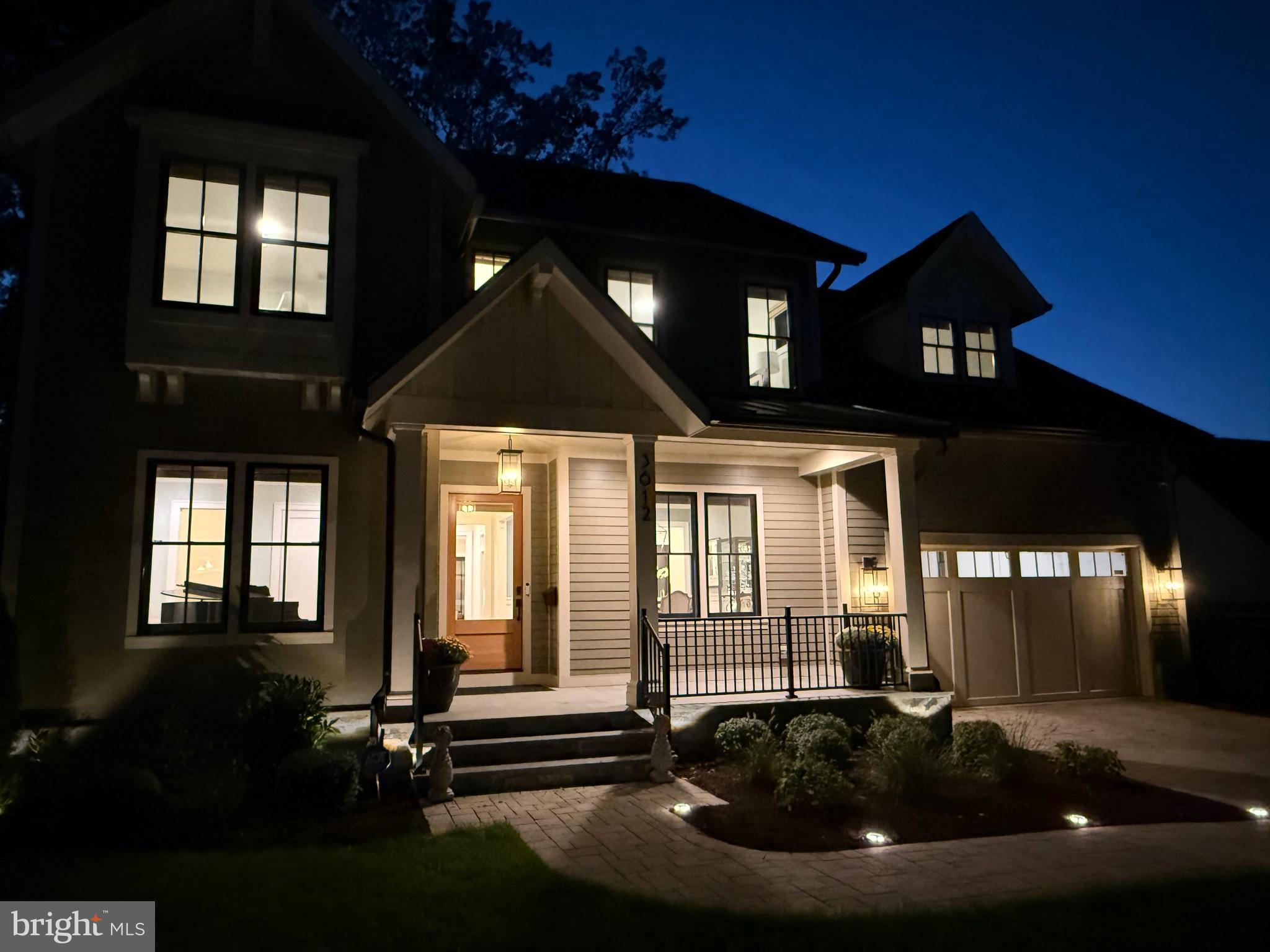 3612 North Rockingham Street Arlington, VA 22213 - Photo 3 of 64 Spacious Home Illuminated by Custom Front Lights.