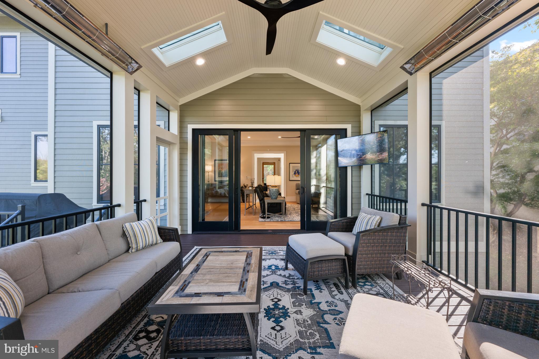 3612 North Rockingham Street Arlington, VA 22213 - Photo 33 of 64 Screened Porch to Family Room View