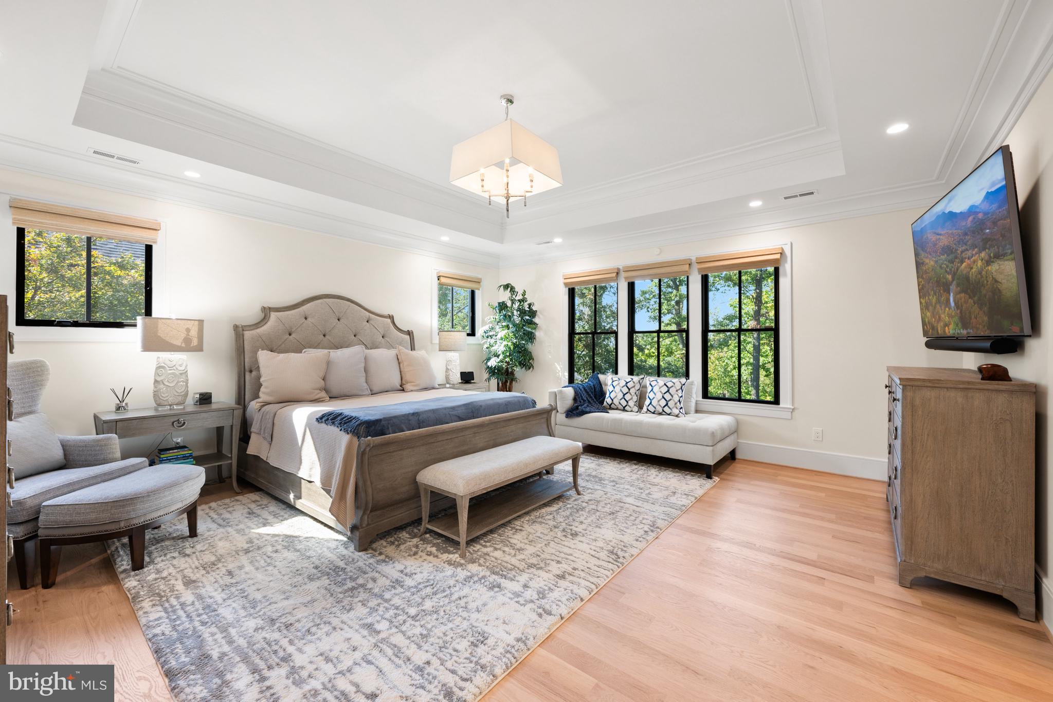 3612 North Rockingham Street Arlington, VA 22213 - Photo 36 of 64 Primary Bedroom Suite with Tray Ceiling
