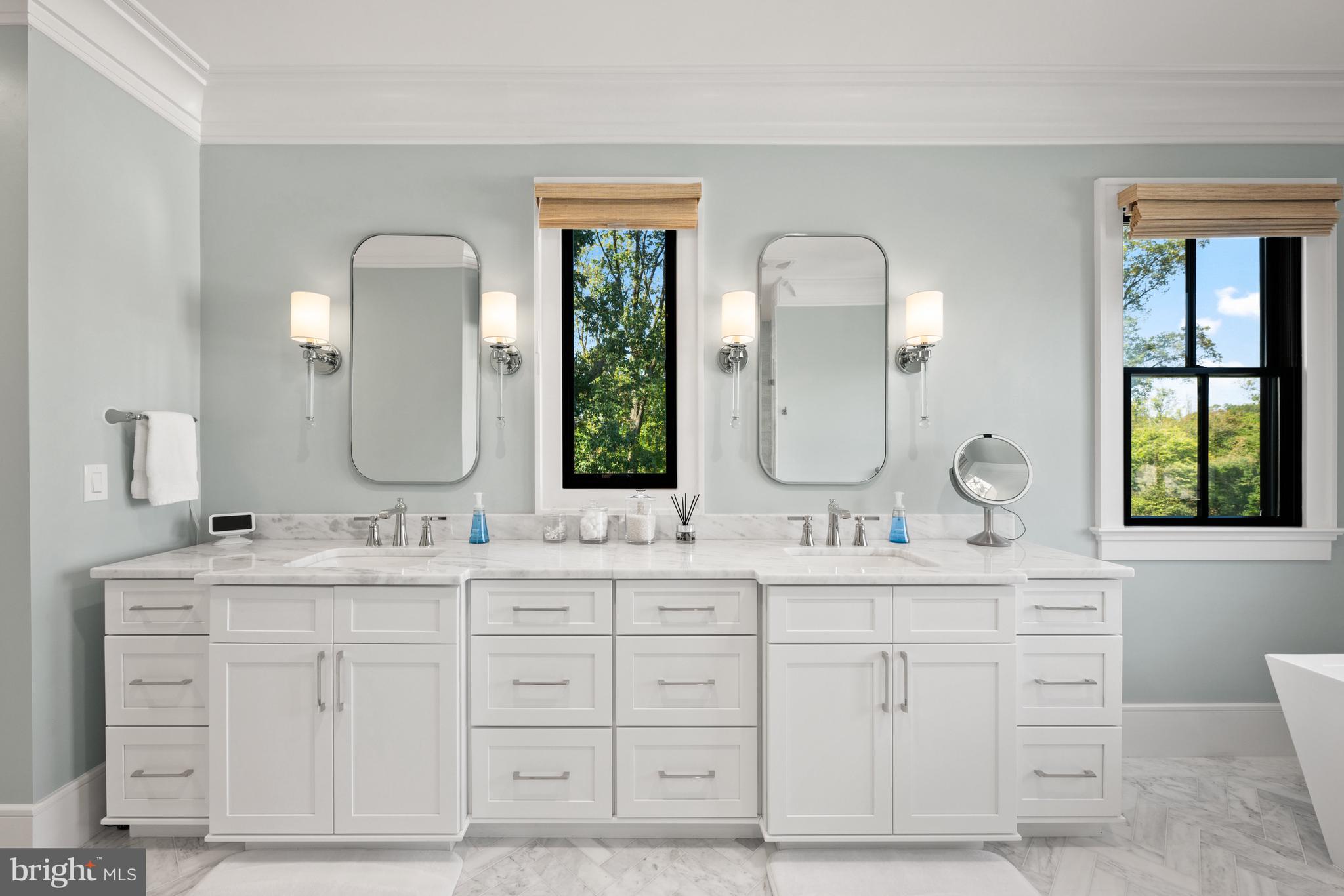 3612 North Rockingham Street Arlington, VA 22213 - Photo 40 of 64 Primary Bath with Double Vanity