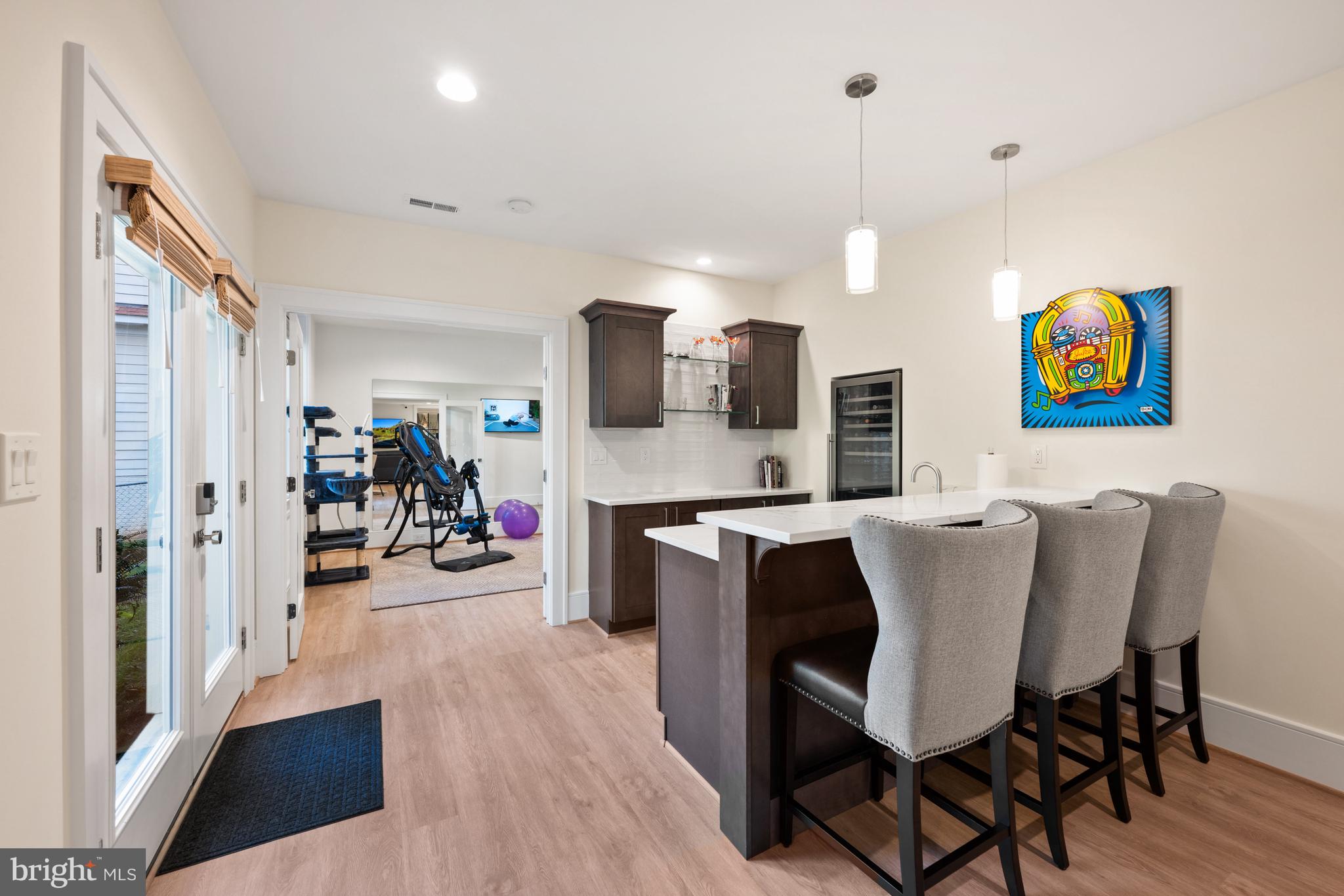 3612 North Rockingham Street Arlington, VA 22213 - Photo 54 of 64 Recreation Area with Atrium Doors to Paver Patio