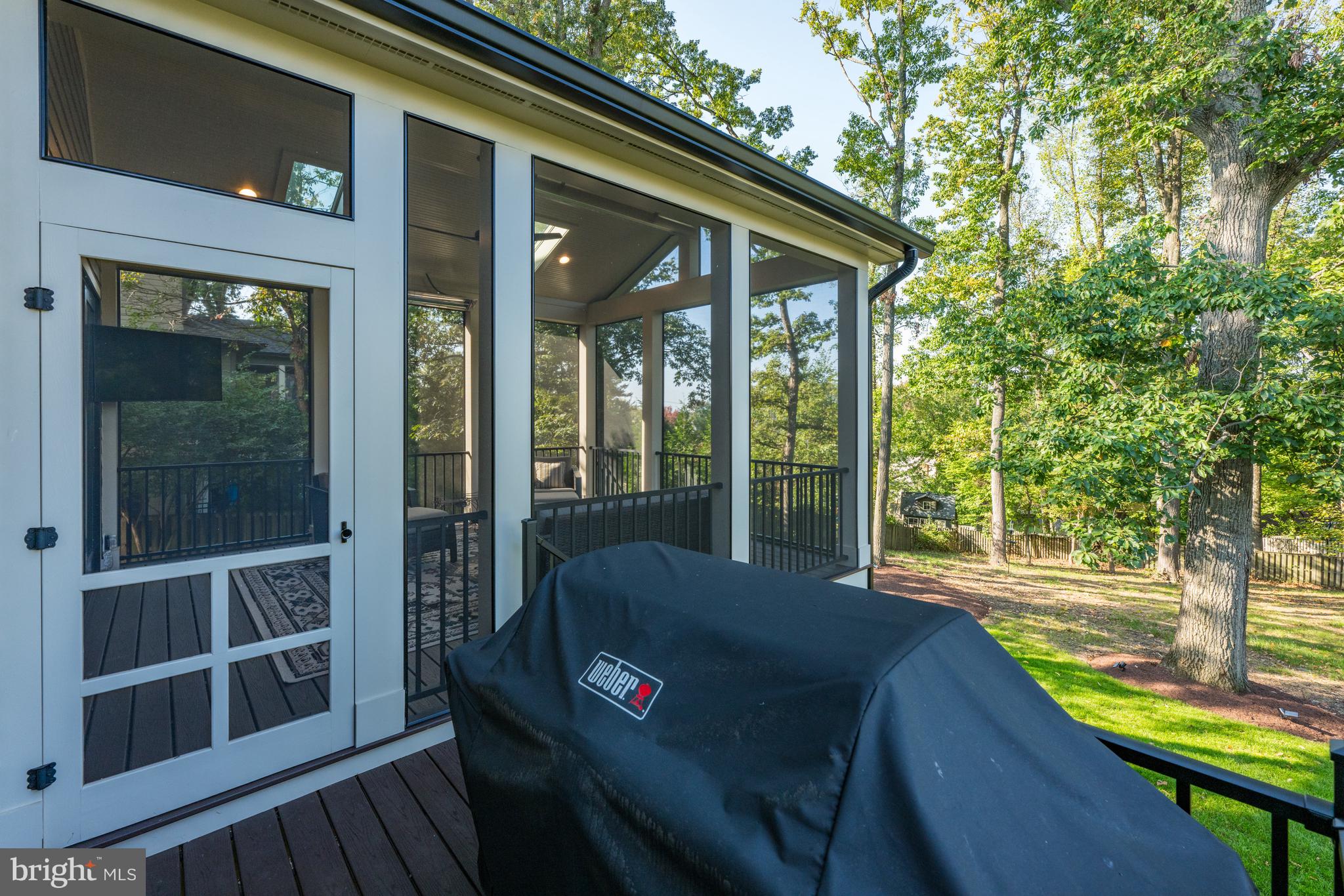 3612 North Rockingham Street Arlington, VA 22213 - Photo 58 of 64 Access to Grilling Deck from Screened Porch