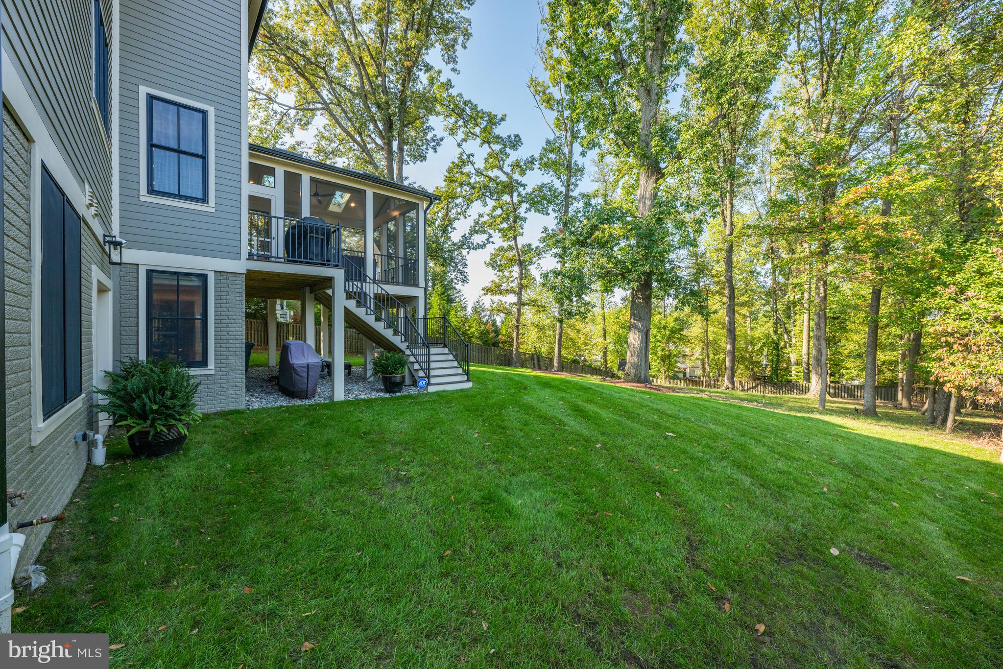 3612 North Rockingham Street Arlington, VA 22213 - Photo 59 of 64 Rear Side Yard with View of Grilling Deck