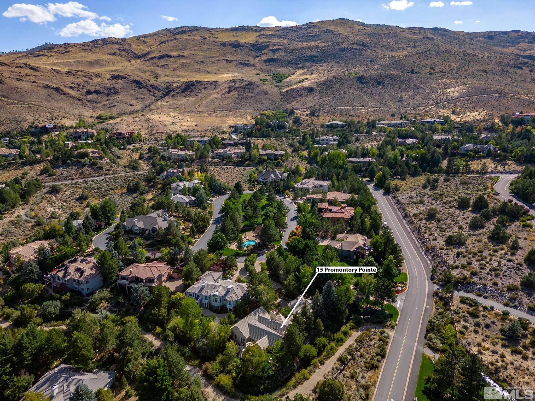 15 Promontory Pointe Reno, NV 89519 - Photo 40 of 40 an aerial view of residential houses and outdoor space