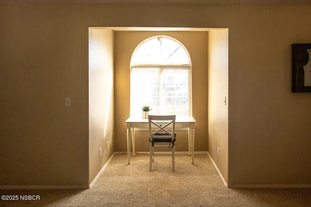 a workspace with a window