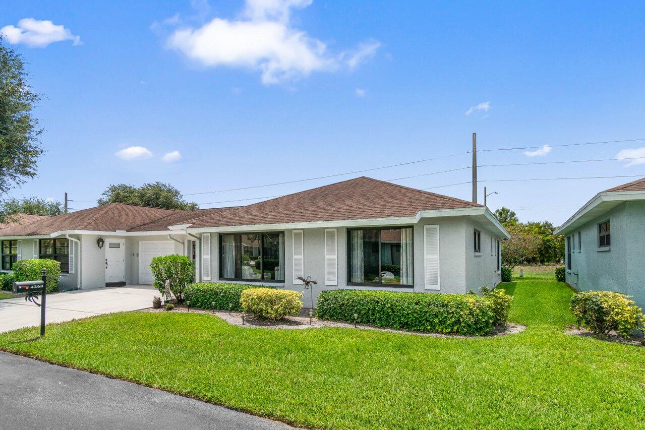 4260 Mango Tree Court, Unit B Boynton Beach, FL 33436 - Photo 2 of 35 Front of Villa