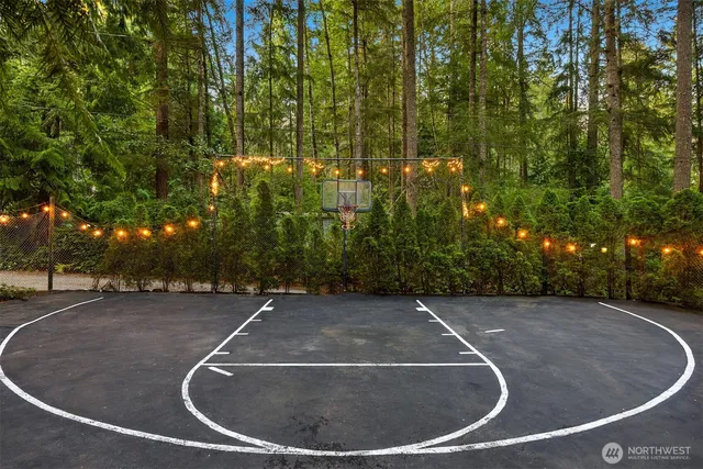 a view of a basket ball ground