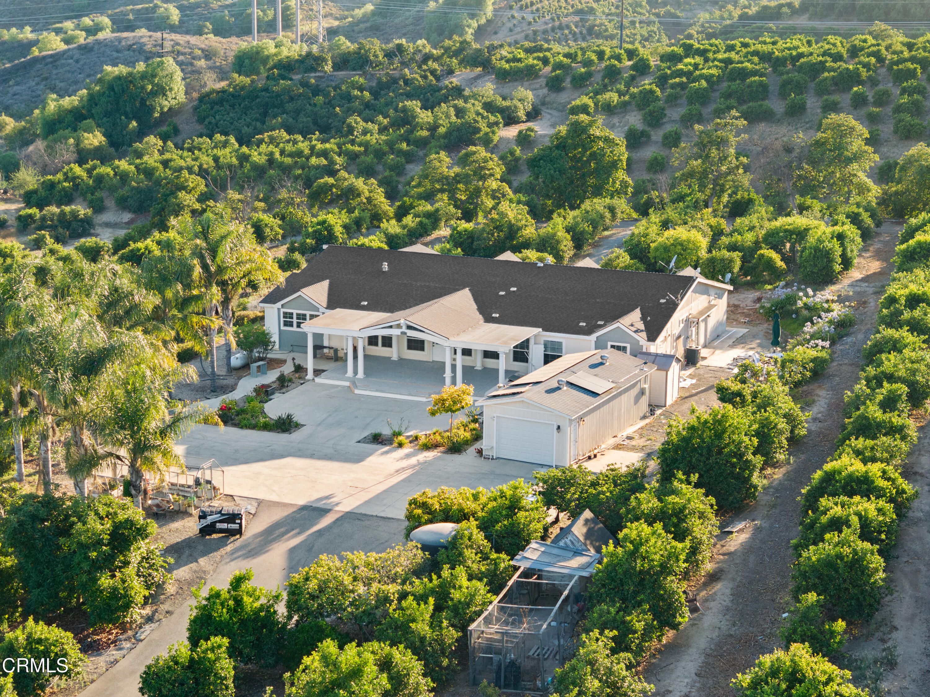11972 Broadway Road Moorpark, CA 93021 - Photo 4 of 9 an aerial view of a house with yard swimming pool and outdoor seating