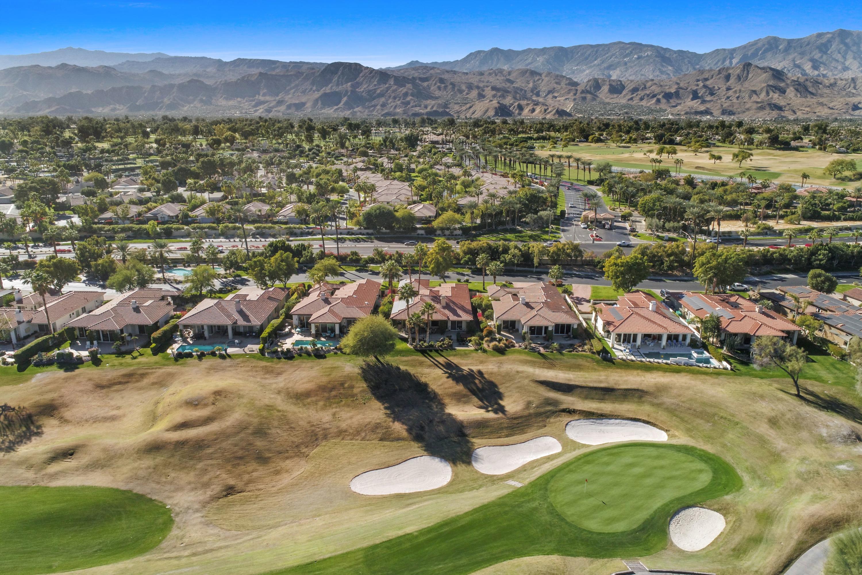 122 Loch Lomond Road Rancho Mirage, CA 92270 - Photo 34 of 34 an aerial view of residential houses with outdoor space
