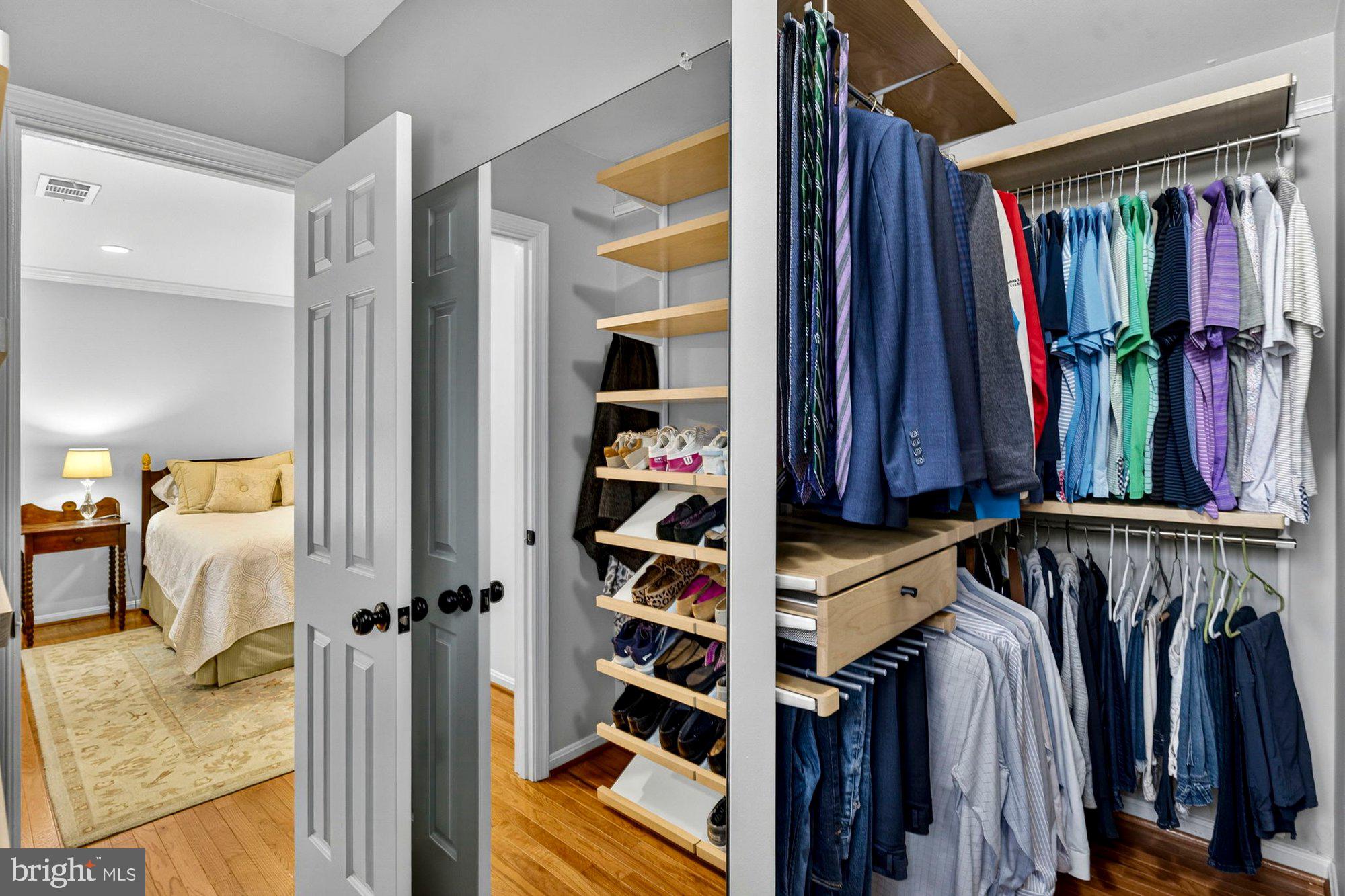 930 Park Street Vienna, VA 22180 - Photo 43 of 83 a view of walk in closet with clothes and shoes