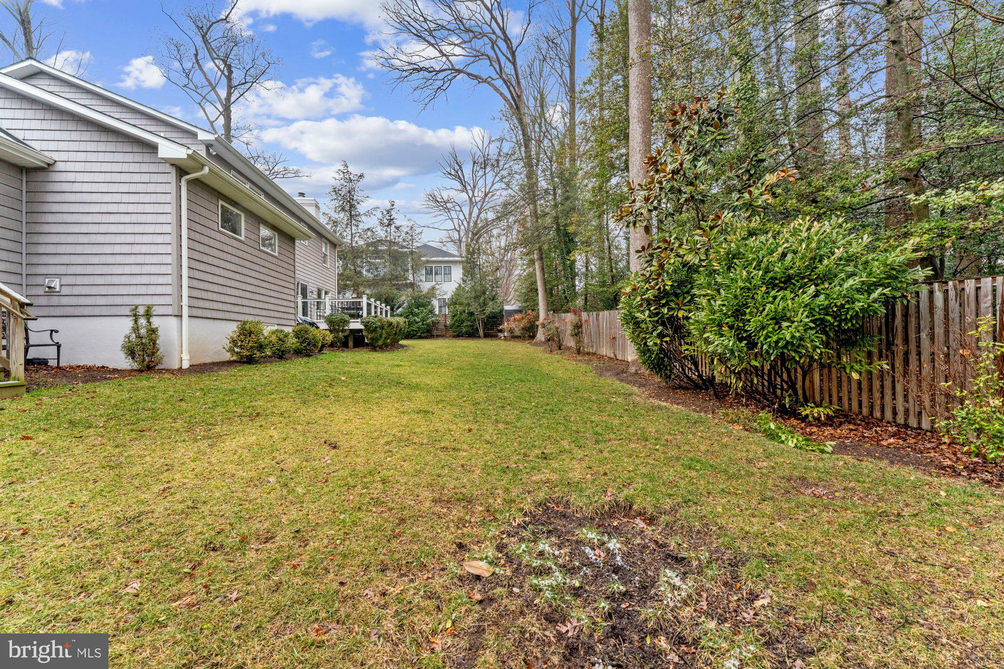 930 Park Street Vienna, VA 22180 - Photo 77 of 83 a view of a yard with a house