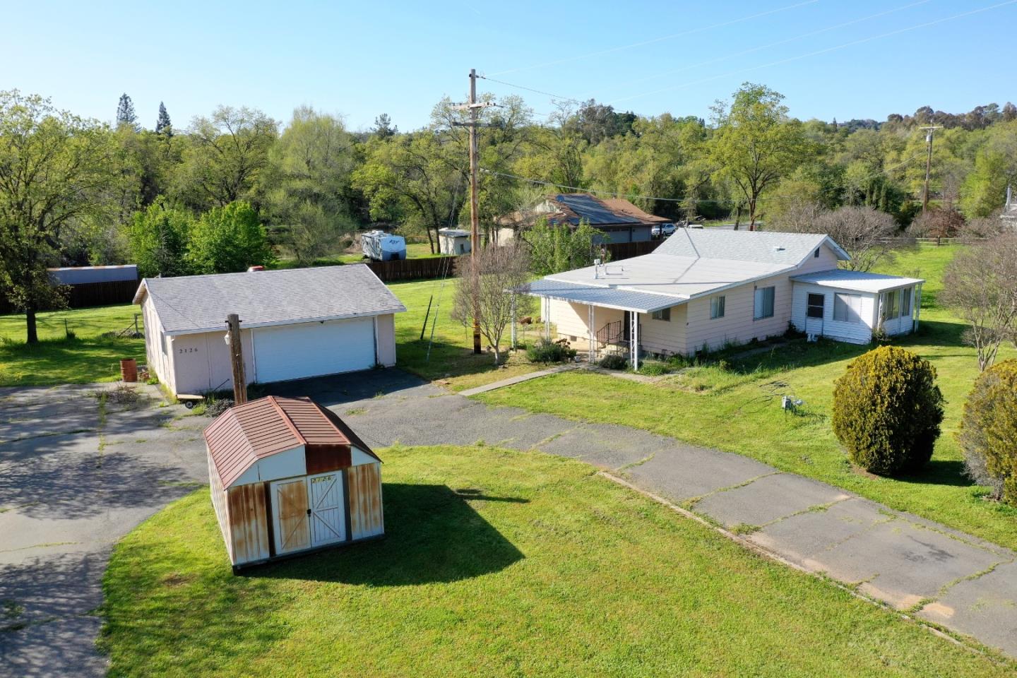 2126 Swetzer Road Penryn, CA 95663 - Photo 3 of 14 a aerial view of a house with a yard and sitting area