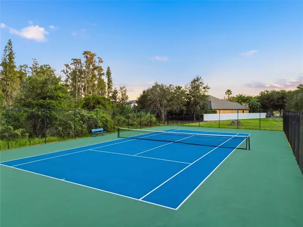 a view of a tennis court