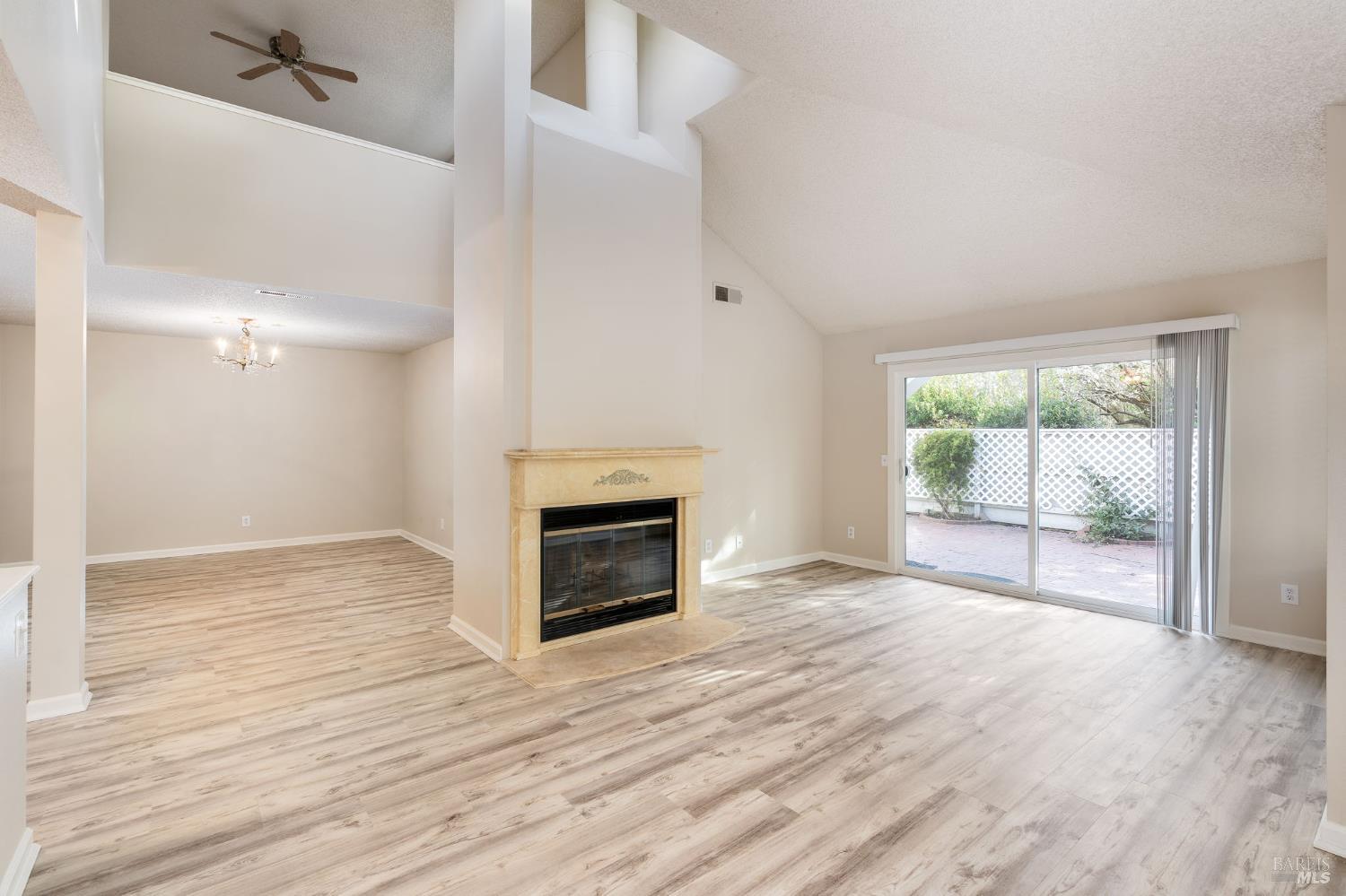 2322 Lakeview Drive Santa Rosa, CA 95405 - Photo 2 of 47 Living room, with loft view above.