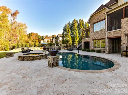 a view of outdoor space patio and outdoor seating