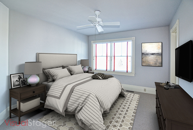 37W634 Grey Barn Road St. Charles, IL 60175 - Photo 25 of 37 a bedroom with a bed and a flat screen tv