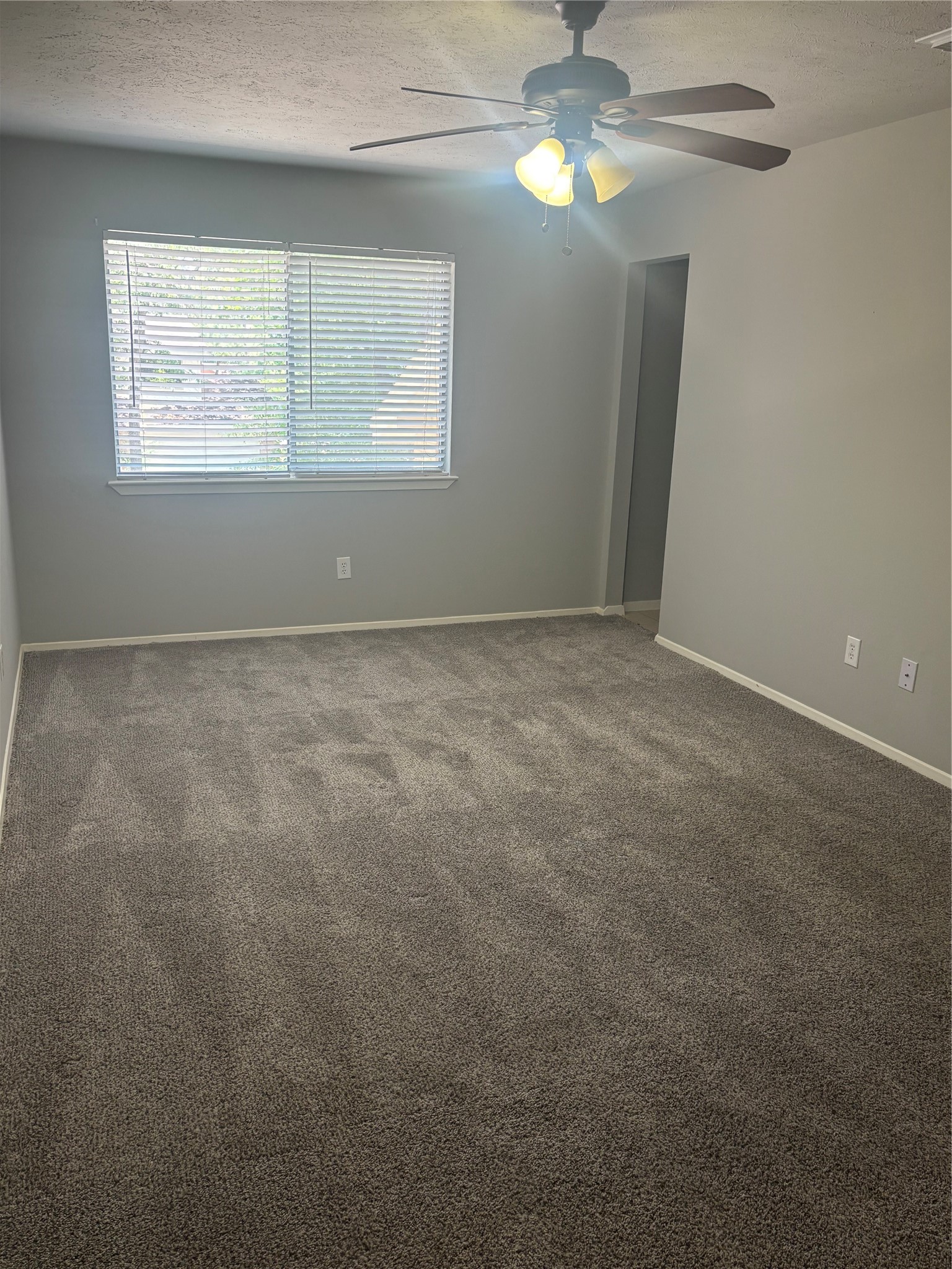 73 South Waxberry Road The Woodlands, TX 77381 - Photo 16 of 23 an empty room with windows and fan