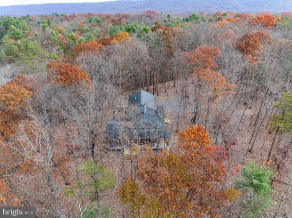 a backyard of a house with trees