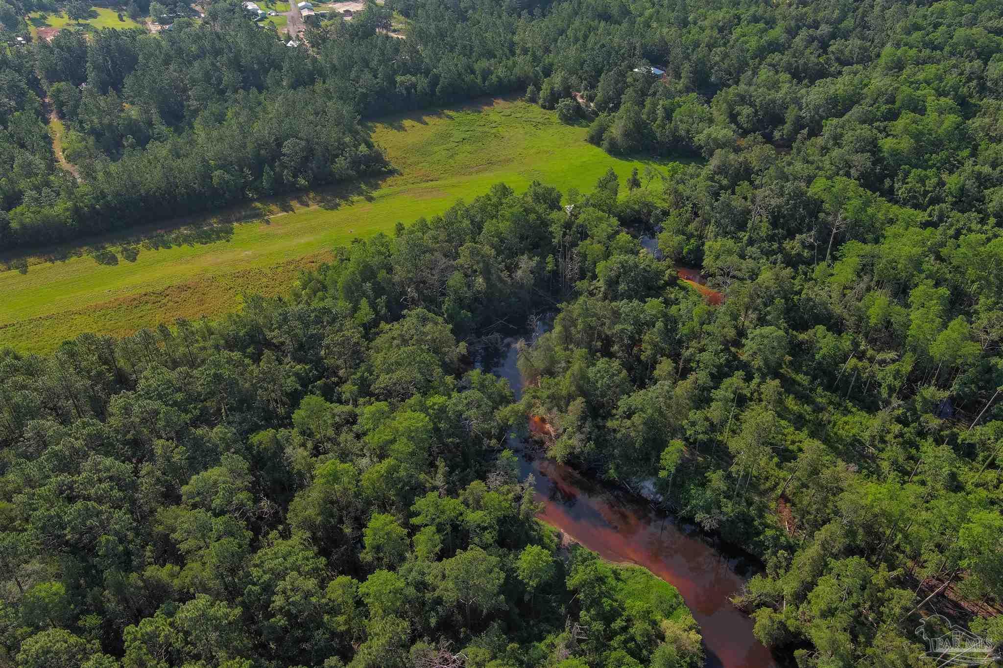 19755 Vaughn Road Seminole, AL 36574 - Photo 37 of 45 an aerial view of a houses with a yard