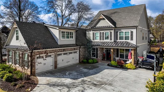 a front view of house with yard