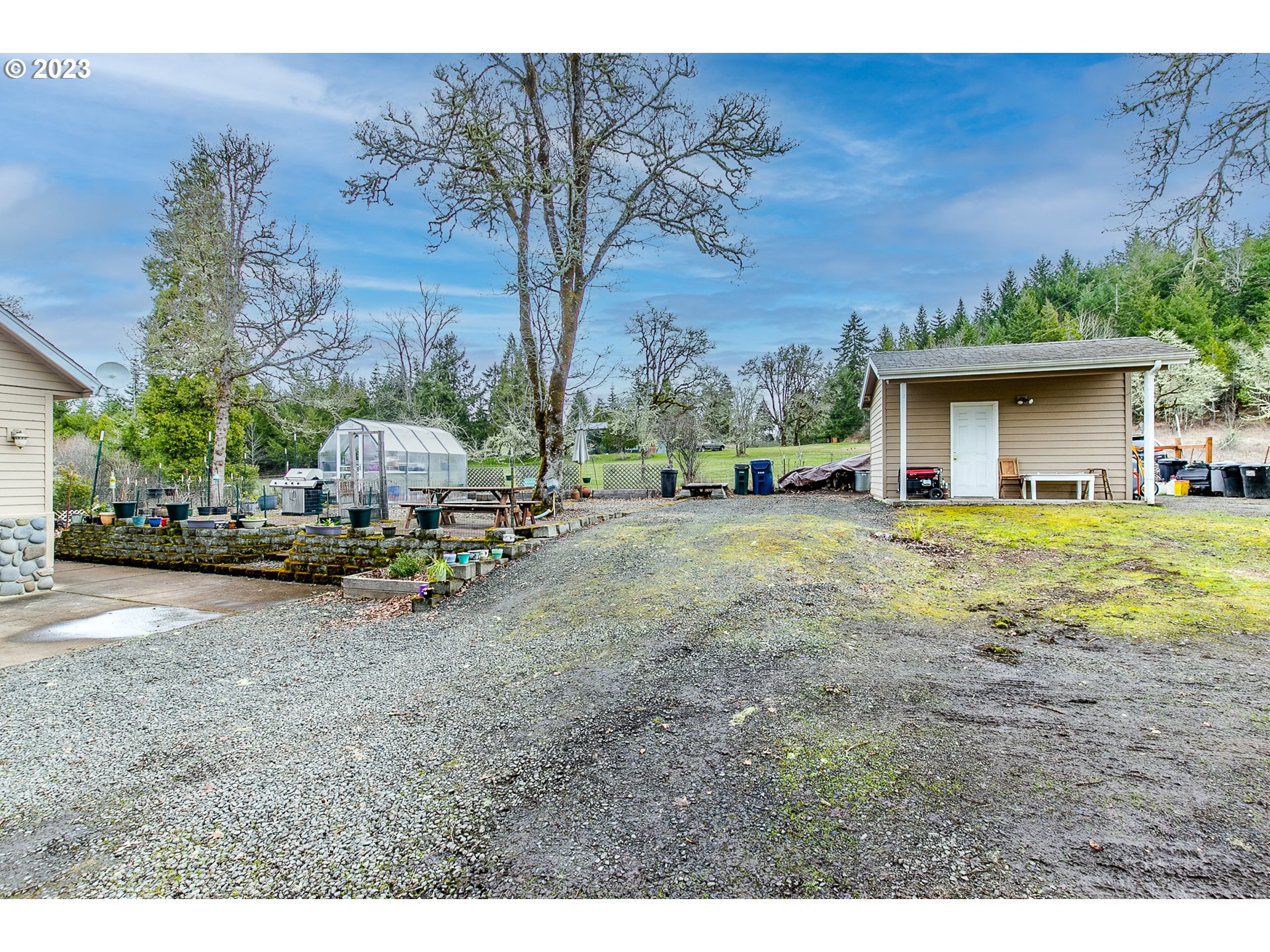 38395 Old Pengra Road Fall Creek, OR 97438 - Photo 32 of 32 a view of a house with a yard