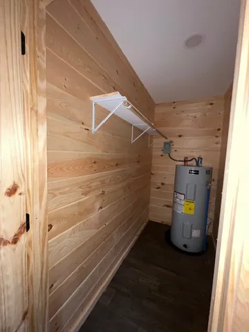 a view of water heater room