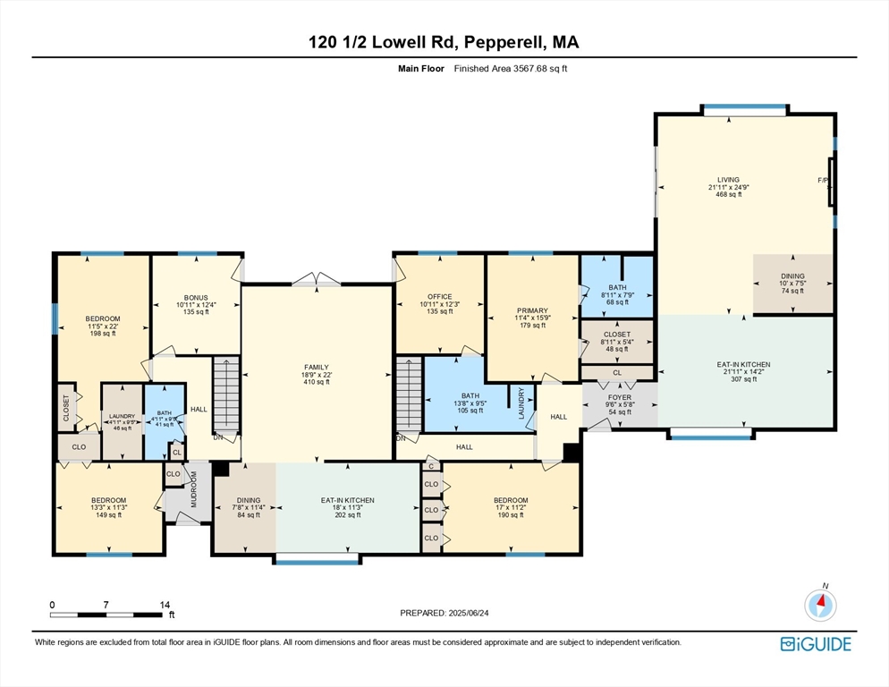 120 1/2 Lowell Road, Unit B Pepperell, MA 01463 - Photo 33 of 34 a picture of a floor plan