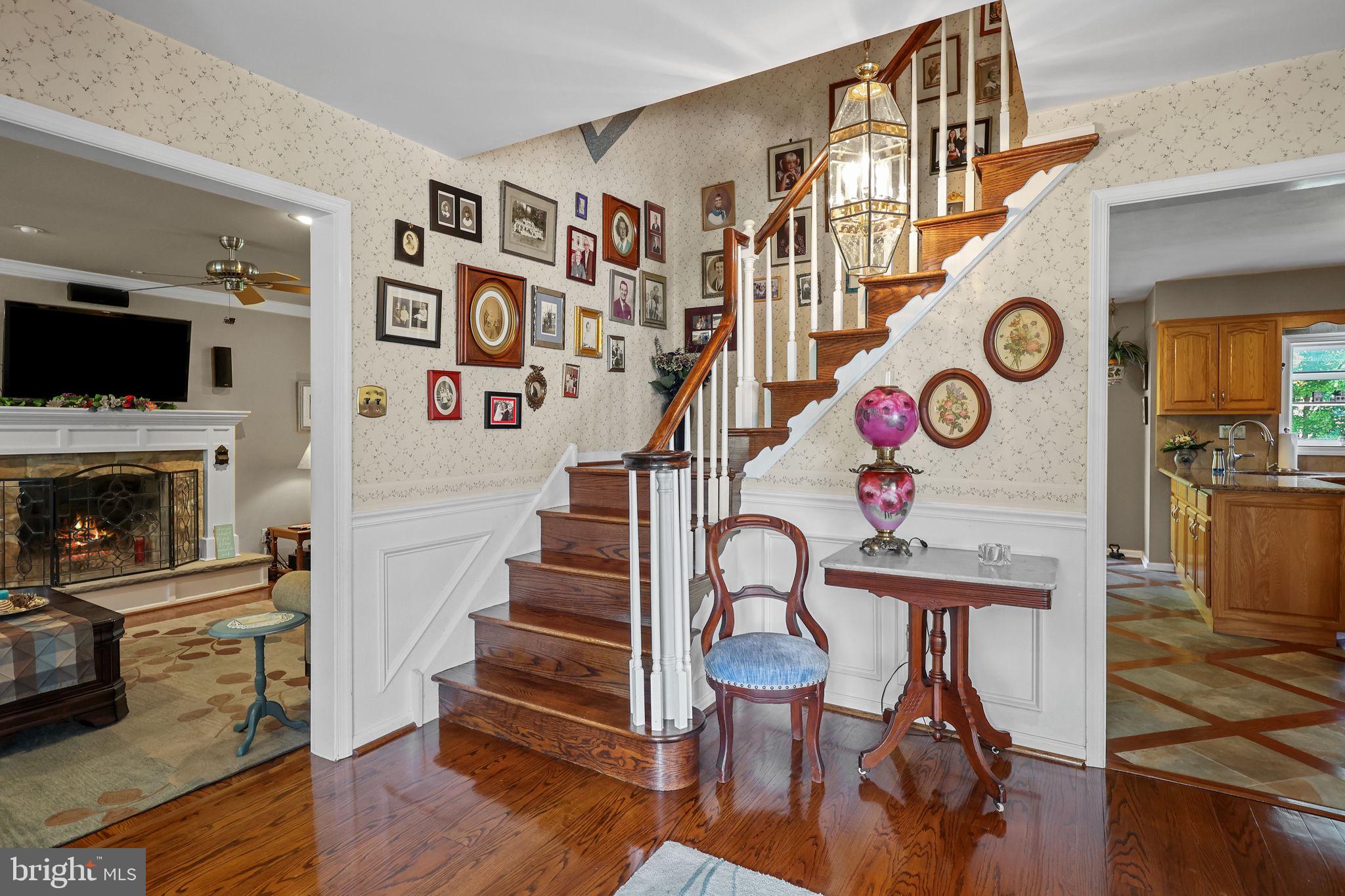 978 Weber Drive Yardley, PA 19067 - Photo 4 of 63 a view of entryway and hall with wooden floor